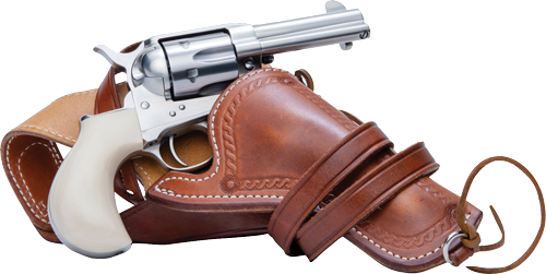 Cimarron Doc Holliday Set Ss with Knife & Holster .45 Colt Revolver