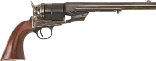 Cimarron 1860 Richards-Mason TYP2 44SW 8" FS CC/Bl Walnut Revolver