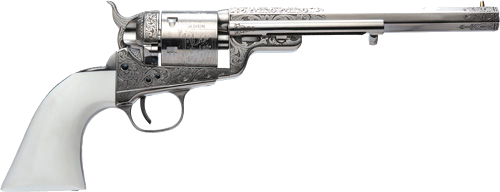 Cimarron 1851RM WB Hickok 7.5" FS Engraved .38 Special Revolver