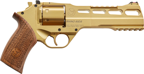 Chiappa Rhino 60SA 6" Adjustable Sight Gold/Walnut .357 Magnum Revolver
