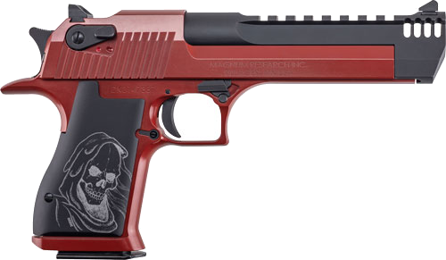 Desert Eagle Mark Xix 50AE 6" Crimson Grim Reaper Grips Pistol