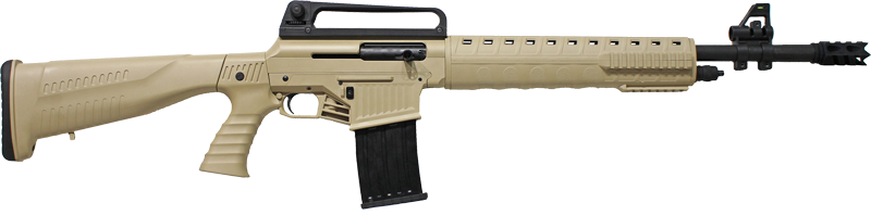 Iver Johnson Stryker 3" 20" AR12 Desert Tan 12 Gauge Shotgun