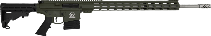 GLFA AR-10 Stainless Barrel .243 Win Rifle – OD Green