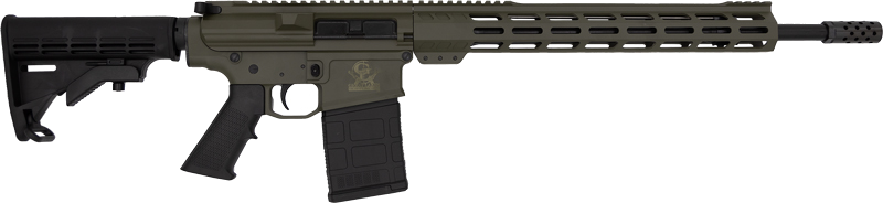 GLFA AR-10 Nitride Barrel .308 Win Rifle – OD Green