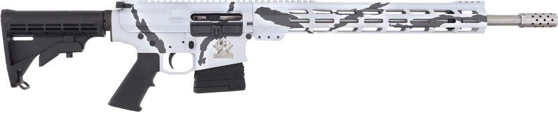 GLFA AR-10 Stainless Barrel 6.5 Creedmoor Rifle – Pursuit Snow Camo