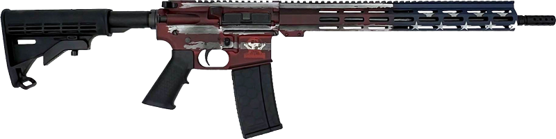 GLFA AR-15 Nitride Barrel .223 Wylde Rifle – American Flag