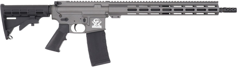 GLFA AR15 LEFT HAND RIFLE 223 WYLDE 16" NIT BBL TUNGSTEN