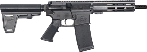 GLFA AR-15 Nitride Barrel .223 Wylde Braced Pistol – Black