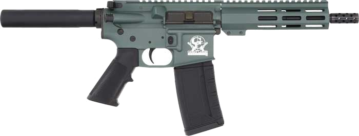 GLFA AR-15 Nitride Barrel .223 Wylde Pistol – Charcoal Green