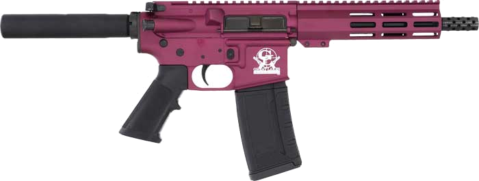 GLFA AR-15 Nitride Barrel .223 Wylde Pistol – Black Cherry