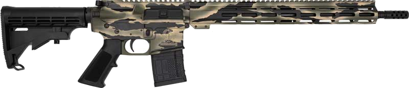 GLFA AR-15 Nitride Barrel .223 Wylde Rifle – Pursuit Green Camo