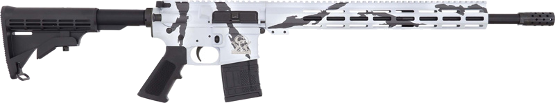 GLFA AR-15 Nitride Barrel .223 Wylde Rifle – Pursuit Snow Camo