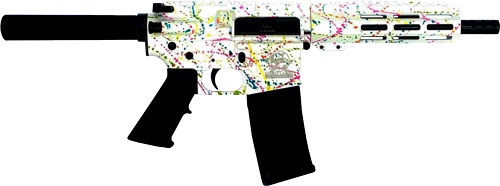 GLFA AR-15 Nitride Barrel .223 Wylde Pistol – White