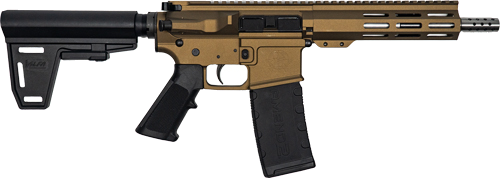 GLFA AR-15 Stainless Barrel .223 Wylde Braced Pistol – Bronze