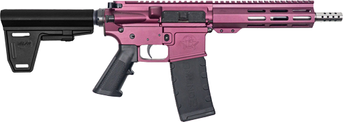 GLFA AR-15 Stainless Barrel .223 Wylde Braced Pistol – Black Cherry