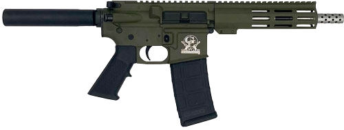 GLFA AR-15 Stainless Barrel .223 Wylde Pistol – OD Green