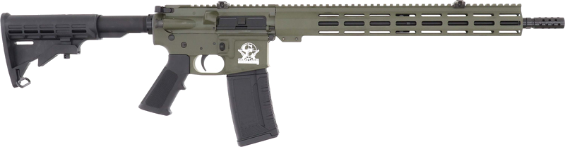 GLFA AR15 RIFLE 300 AAC 16" NITRIDE BBL 30RD OD GREEN