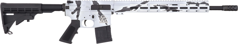 GLFA AR-15 Nitride Barrel .450 Bushmaster Rifle – Pursuit Snow Camo