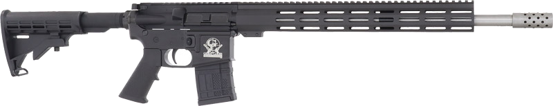GLFA AR-15 Stainless Barrel .450 Bushmaster Rifle – Black