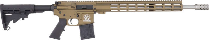 GLFA AR-15 Stainless Barrel .450 Bushmaster Rifle – Bronze
