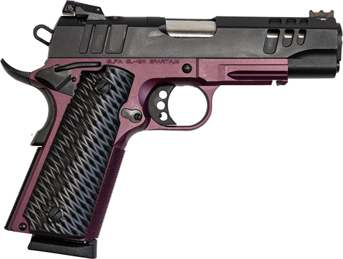 GLFA 1911 .45 ACP Pistol – 4.25" Barrel, Black Cherry