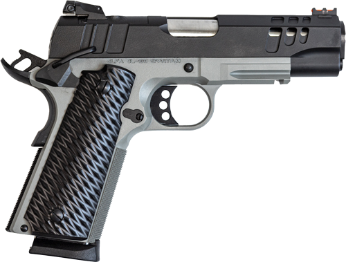 GLFA 1911 PISTOL 45ACP 4.25" BLACK SLIDE BULL SHARK FRAME