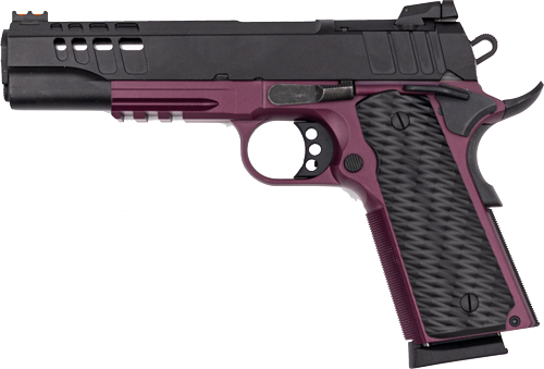 GLFA 1911 .45 ACP Pistol – 5" Barrel, Black Cherry
