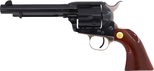 Cimarron Pistoleer 357/.38 Special FS 5.5" Blued/N.backstrap Wal Revolver