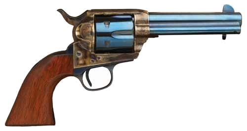 Cimarron P-Model 4.75" FS CC/Charcoal Walnut .45 Colt Revolver