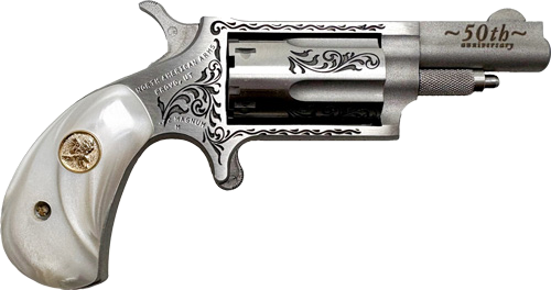 North American Arms Mini-Revolver 50th Anniversary .22 Magnum Revolver – White Pearl