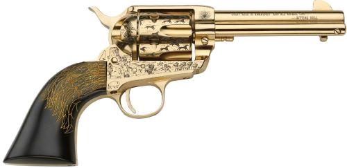 E.m.f Keeper of The Plains 4.75" Gold/Ultra Black .357 Magnum Revolver