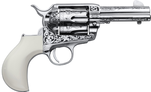 Cimarron Huckleberry 3.5" Engraved B-Head .45 Colt Revolver