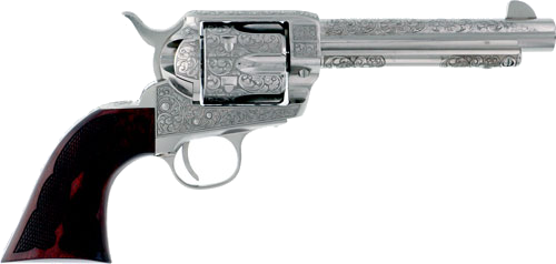 Cimarron Buffalo Bill Cody 5.5" Engraved .45 Colt Revolver