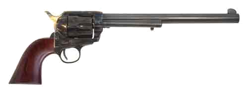 Cimarron Wyatt Earp Om FS 10" CC/Bl Walnut without Badge .45 Colt Revolver