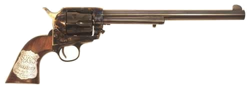 Cimarron Wyatt Earp Om FS 10" CC/Bl Walnut with Shield .45 Colt Revolver