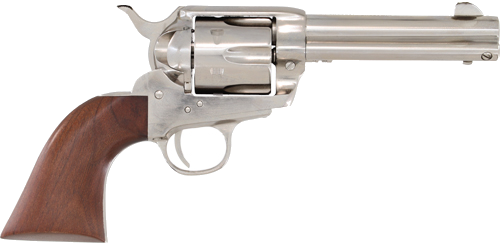 Cimarron Pistolero 9mm Revolver – 4.75" Barrel, Nickel