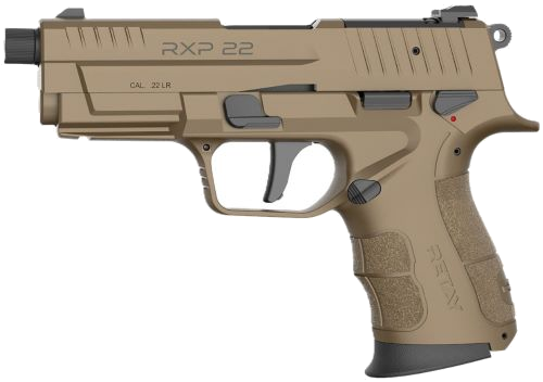 Retay RXP22 .22 LR Threaded Pistol – FDE, 13+1