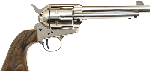 Standard Manufacturing Saa 5.5" Plated 1 Piece Grip .45 Colt Revolver