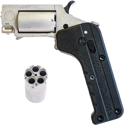 Standard Manufacturing Switch Gun 22 /LR 5-Shot Can Be Folded .22 Magnum Revolver