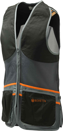 Beretta Men'S Full Mesh Vest Large Black/Grey