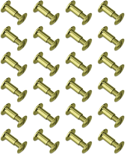 Grovtec Brass Chicago Screws 24-Pack