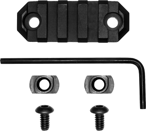 Grovtec Rail Section M-LOK 2.2" 5 Slot Aluminum