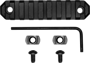 Grovtec Rail Section M-LOK 3.8" 9 Slot Aluminum