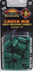 Harvester Sabot Only .50 Caliber for .44 Caliber Bullets 50-Pack Crushed Rib