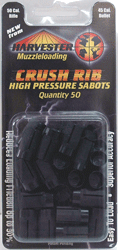 Harvester Sabot Only .50 Caliber for .45 Caliber Bullets 50-Pack Crushed Rib