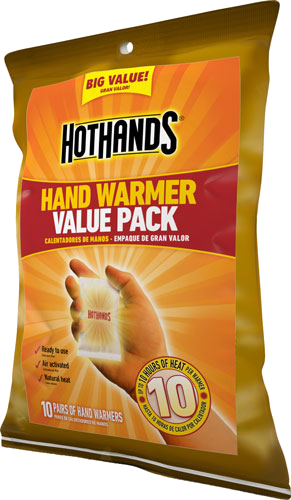 HotHands Hand Warmer Value Pack 10 Pairs per Pack 10 Hour