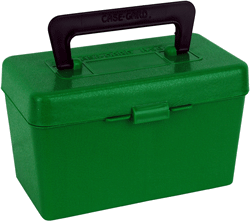 MTM Deluxe Ammo Box 50-Round X-Large Calibers Green Rifle