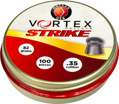 Hatsan Airguns Vortex Strike Pellets 35 81.02 Grain 100 per Tin