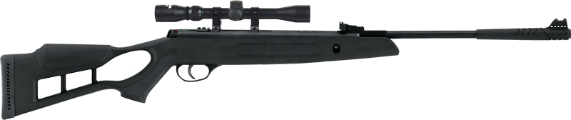Hatsan Airguns Edge Spring Combo .25 with Optima 3-9x32 Black/Synth