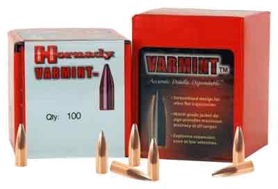 Hornady 22 Caliber .224 Jsp 100-Count 50 Grain Bullets – 100-Pack